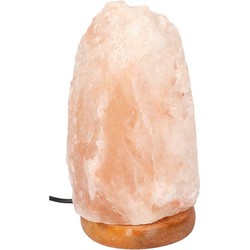 Himalaya zoutsteen ledlamp USB 16 cm met kleur verandering - Tafellampen