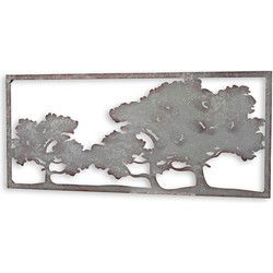 ijzeren boomlandschap wanddecoratie