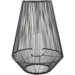 Moderne Tafellamp  Mineros - Kunststof - Grijs