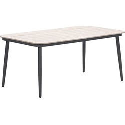 Lounge-diningtafel voor Bologna/Diamo/Teramon - 160x90 cm - zwart