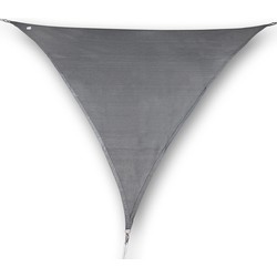hanSe® Schaduwdoek Driehoek Waterafstotend 4x4x4 m Zonnedoek Grijs