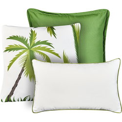 Beliani SEASIDE - Buitenkussen-Groen-Polyester