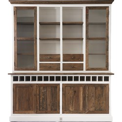 Riviera Maison Driftwood Double Cabinet with Winerack