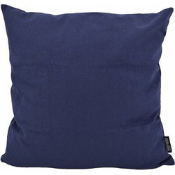 Uni Donkerblauw | 45 x 45 cm | Kussenhoes | Katoen / Polyester