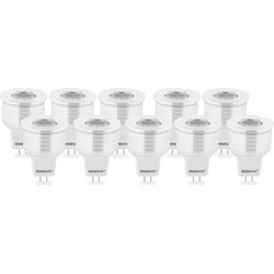 Groenovatie GU4 / MR11 LED Spot 3W Warm Wit Dimbaar 35mm 10-Pack