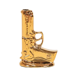 Vase - Gun - Ceramics - Gold - 15x9x23cm