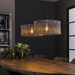 Industriële Hanglamp Luis 2-lichts Metaal