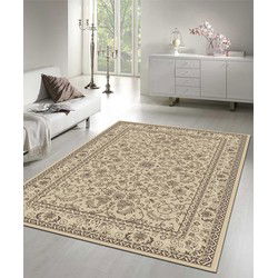 Nain Klassiek - Laagpolig Oosters Vloerkleed - Vintage Tapijt - Creme Beige- 240x340CM
