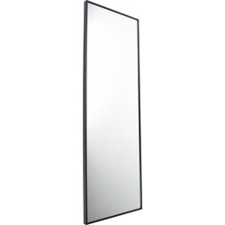 Fragix York Passpiegel - Zwart - Aluminium - 120x40