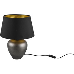 Moderne Tafellamp Abby - Kunststof - Grijs