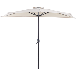 Beliani GALATI - Halfronde parasol-Beige-Polyester