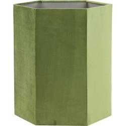 D - Light & Living - Lampenkap VELOURS - Ø30x35cm - Groen