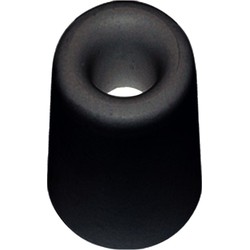 QlinQ Deurbuffer - deurstopper - zwart - rubber - 75 x 40 mm - Deurstoppers
