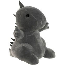 Items Deurstopper gewicht - dieren thema Dino - grijs - 24 cm - Deurstoppers