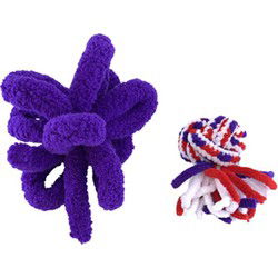 KONG KAT ACTIVE ROPE ROOD / PAARS 16X10X7,5 CM
