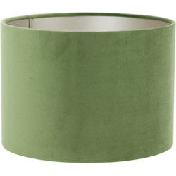 Light & Living - kap - Velours - groen - textiel - Ø 30cm - E27 - 2230282