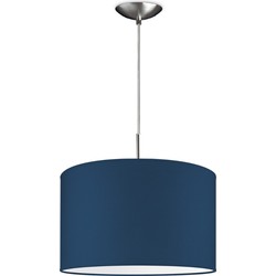 hanglamp tube deluxe bling Ø 35 cm - blauw