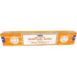 Satya Nag Champa wierook stokjes - Spiritual Aura - 20x - 15 gram - Wierookstokjes