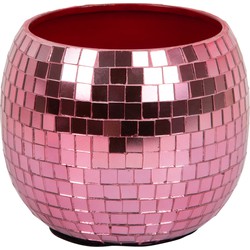 Present Time - Bloempot Spiegel Globe - Dark pink