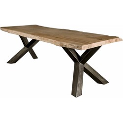 Tower living Yunta Tree-trunk dining table 220x100 - top 6/3
