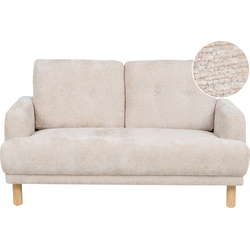 Beliani TUVE - Tweezitsbank-Beige-Bouclé
