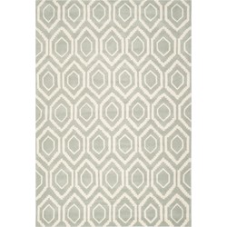 Safavieh Contemporary Indoor Hand Tufted Area Rug, Chatham Collection, CHT731, in Grey & Ivory, 183 X 274 cm