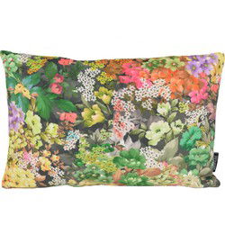 Velvet Flowers 1 Long | 30 x 50 cm | Kussenhoes | Velvet/Polyester