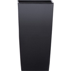 Prosperplast Bloempot Urbi - antraciet - kunststof - 40 x 40 x 75 cm - Plantenpotten