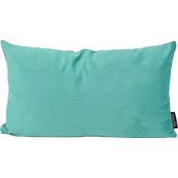 Sierkussen Velvet Aqua Blauw Long | 30 x 50 cm | Velvet/Polyester