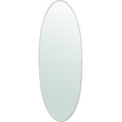 PTMD Spiegel Serine - 50x3x140 cm - Staal - Wit