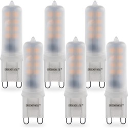 Groenovatie G9 LED Lamp 3W Classic Warm Wit Dimbaar 6-Pack