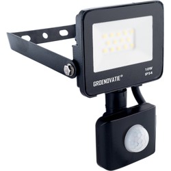 Groenovatie LED Breedstraler 10W Waterdicht IP54 Neutraal Wit, Sensor