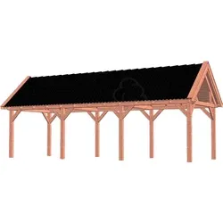 Trendhout douglas overkapping zadeldak XL, 926 x 380 cm