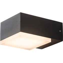 Moderne Buitenlamp - Steinhauer - Glas - Modern - LED - L: 130cm - Voor Buiten - Woonkamer - Eetkamer - Zwart