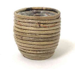 Rotan ronde mand stripe