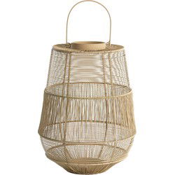 Light & Living - Windlicht SEZELA - Ø28x38cm - Grijs