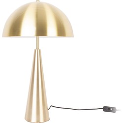 Tafellamp Sublime - Metaal Geborsteld goud - Ø30x51cm