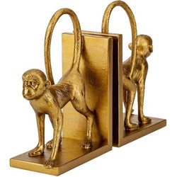Cosy&Trendy Boekensteun Gouden aap - Set-2