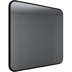 Design badkamer spiegel Apple mat zwart 120x80cm