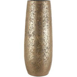 Mica Decorations Clemente Vaas - H55 x Ø21 cm - Terracotta - Goud