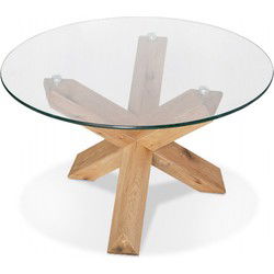 MAGIK salontafel woonkamer 80x80x42 cm Transparant