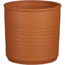 Mica Decorations Momo Bloempot - 19x19x18 cm - Terracotta - Terra