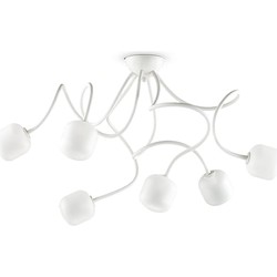 Ideal Lux - Octopus - Plafondlamp - Metaal - G9 - Wit