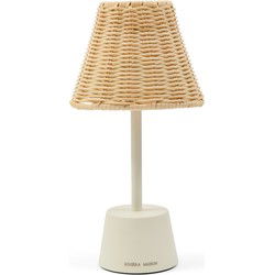 Luminee Rattan USB Table Lamp