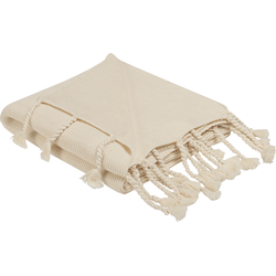 NAZILLI - Plaid - Beige - 125 x 150 cm - Katoen