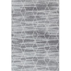 Modern Scandinavisch Tapijt AANSHAL - Grijs - 160x220 cm