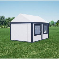 Partytent PVC Ultimate Edition 3×4 mtr Antraciet/wit