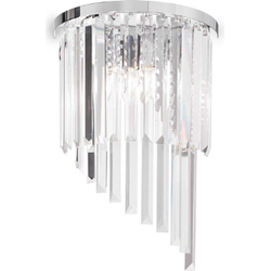 Ideal Lux - Carlton - Wandlamp - Metaal - E14 - Chroom