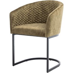 Tower living Pellaro armchair - fabric Adore 16 Forest green