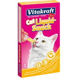 Cat-Liquid snack kip & taurine 6 stuks - Vitakraft